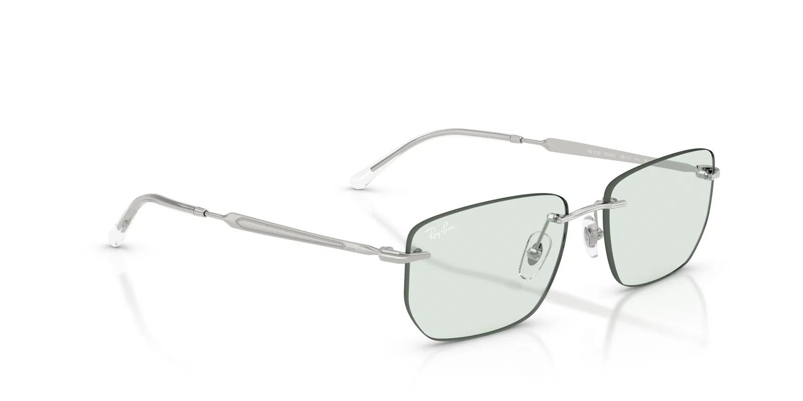 Ray-Ban 3768 Sunglasses - Silver - view 9